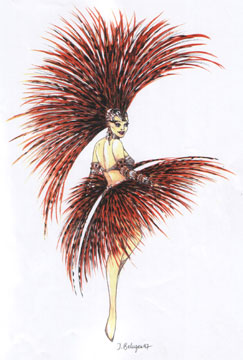 Costume design by David Belugou